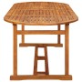 Set comedor de jardín 9 piezas madera maciza acacia 220x90x75cm en Conjuntos de jardín | Comprar online en Foru.es