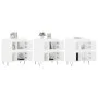 Aparadores 3 uds madera contrachapada blanco de vidaXL, Aparadores - Ref: Foro24-3190197, Precio: 187,21 €, Descuento: %