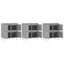 Aparadores 3 uds madera contrachapada gris Sonoma de vidaXL, Aparadores - Ref: Foro24-3190203, Precio: 189,51 €, Descuento: %