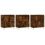 Aparadores 3 uds madera contrachapada roble ahumado de vidaXL, Aparadores - Ref: Foro24-3190202, Precio: 194,17 €, Descuento: %