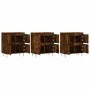 Aparadores 3 uds madera contrachapada roble ahumado de vidaXL, Aparadores - Ref: Foro24-3190202, Precio: 194,17 €, Descuento: %