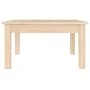 Solid pine wood coffee table 55x55x30 cm by vidaXL, Coffee table - Ref: Foro24-814229, Price: 37,82 €, Discount: %