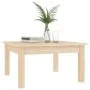 Solid pine wood coffee table 55x55x30 cm by vidaXL, Coffee table - Ref: Foro24-814229, Price: 37,82 €, Discount: %