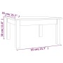 Mesa de centro de madera maciza de pino 55x55x30 cm de vidaXL, Mesas de centro - Ref: Foro24-814229, Precio: 38,34 €, Descuen...