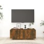 Mueble para TV madera contrachapada roble ahumado 100x35x40 cm de vidaXL, Muebles TV - Ref: Foro24-815717, Precio: 51,28 €, D...