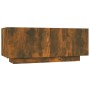 Mueble para TV madera contrachapada roble ahumado 100x35x40 cm de vidaXL, Muebles TV - Ref: Foro24-815717, Precio: 51,28 €, D...