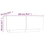 Mueble para TV madera contrachapada roble ahumado 100x35x40 cm de vidaXL, Muebles TV - Ref: Foro24-815717, Precio: 51,28 €, D...