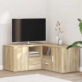 Mueble de esquina madera ingeniería roble Sonoma 160x40x45 cm en Armarios y almacenamiento | Comprar online en Foru.es