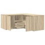 Mueble de esquina madera ingeniería roble Sonoma 160x40x45 cm en Armarios y almacenamiento | Comprar online en Foru.es