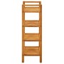 Zapatero con 4 estantes madera maciza de roble 50x27x80 cm en Zapateros y organizadores de calzado | Comprar online en Foru.es