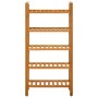 Zapatero con 5 estantes madera maciza de roble 50x27x100 cm en Zapateros y organizadores de calzado | Comprar online en Foru.es