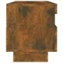 Mueble de TV con luces LED roble ahumado 100x35x40 cm de vidaXL, Muebles TV - Ref: Foro24-815720, Precio: 51,04 €, Descuento: %