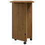 Cajonera con ruedas y escritorio MOSS madera pino marrón miel de vidaXL, Taquillas y armarios de almacenamiento - Ref: Foro24...