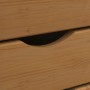Cajonera con ruedas y escritorio MOSS madera pino marrón miel de vidaXL, Taquillas y armarios de almacenamiento - Ref: Foro24...