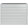 Arriate de acero galvanizado plateado 100x40x77 cm de vidaXL, Maceteros y jardineras - Ref: Foro24-316896, Precio: 42,28 €, D...