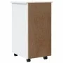 Cajonera con ruedas MOSS madera maciza de pino blanco de vidaXL, Taquillas y armarios de almacenamiento - Ref: Foro24-355889,...