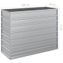 Arriate de acero galvanizado plateado 100x40x77 cm de vidaXL, Maceteros y jardineras - Ref: Foro24-316896, Precio: 42,28 €, D...