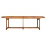 Set comedor de jardín 11piezas madera maciza acacia 280x90x75cm en Conjuntos de jardín | Comprar online en Foru.es