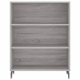 Aparador alto madera contrachapada gris sonoma 69,5x34x180 cm de vidaXL, Aparadores - Ref: Foro24-3196089, Precio: 122,60 €, ...