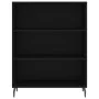 Tall black plywood sideboard 69.5x34x180 cm by vidaXL, Sideboards - Ref: Foro24-3196084, Price: 130,00 €, Discount: %