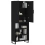 Aparador alto madera contrachapada negro 69,5x34x180 cm de vidaXL, Aparadores - Ref: Foro24-3196092, Precio: 142,20 €, Descue...