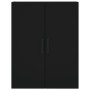 Aparador alto madera contrachapada negro 69,5x34x180 cm de vidaXL, Aparadores - Ref: Foro24-3196092, Precio: 142,20 €, Descue...