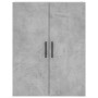 Aparador alto madera contrachapada gris hormigón 69,5x34x180 cm de vidaXL, Aparadores - Ref: Foro24-3196095, Precio: 127,44 €...