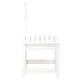 Sillas jardín 2 uds madera maciza pino blanco 50x48x91,5 cm de vidaXL, Sillas de jardín - Ref: Foro24-824026, Precio: 153,54 ...