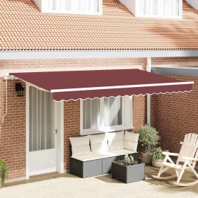 Toldo Retráctil Burdeos 350 x 200 cm tela en Toldos | Comprar online en Foru.es