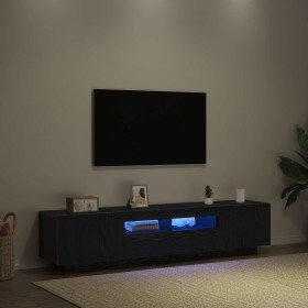 Conjunto de mueble de TV 2 pcs Negro 180 x 35 x 40 cm en Muebles TV | Comprar online en Foru.es