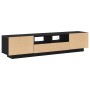 Conjunto de mueble de TV 2 pcs Negro 180 x 35 x 40 cm en Muebles TV | Comprar online en Foru.es