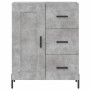 Aparador alto madera contrachapada gris hormigón 69,5x34x180 cm de vidaXL, Aparadores - Ref: Foro24-3200013, Precio: 165,85 €...