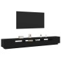 Conjunto de mueble de TV 3 pcs Negro 300 x 35 x 40 cm en Muebles TV | Comprar online en Foru.es