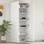 Armario para Zapatos con estante Blanco 80 x 35.5 x 180 cm en Zapateros y organizadores de calzado | Comprar online en Foru.es