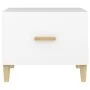 2 white engineered wood coffee tables 50x50x40 cm by vidaXL, Coffee table - Ref: Foro24-812709, Price: 54,69 €, Discount: %