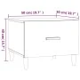 2 white engineered wood coffee tables 50x50x40 cm by vidaXL, Coffee table - Ref: Foro24-812709, Price: 54,69 €, Discount: %
