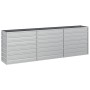 Arriate de acero galvanizado plateado 240x40x77 cm de vidaXL, Maceteros y jardineras - Ref: Foro24-316887, Precio: 76,63 €, D...