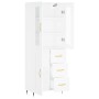 Aparador alto madera contrachapada blanco 69,5x34x180 cm de vidaXL, Aparadores - Ref: Foro24-3198641, Precio: 204,21 €, Descu...