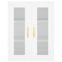 Aparador alto madera contrachapada blanco 69,5x34x180 cm de vidaXL, Aparadores - Ref: Foro24-3198641, Precio: 204,21 €, Descu...