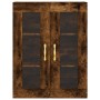 Aparador alto madera contrachapada roble ahumado 69,5x34x180 cm de vidaXL, Aparadores - Ref: Foro24-3198646, Precio: 174,19 €...