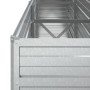 Arriate de acero galvanizado plateado 240x40x77 cm de vidaXL, Maceteros y jardineras - Ref: Foro24-316887, Precio: 76,63 €, D...