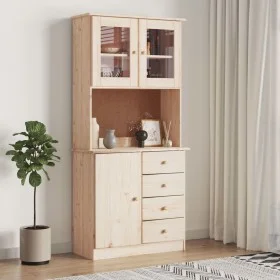 Aparador alto ALTA madera maciza de pino 77x35x165 cm de vidaXL, Aparadores - Ref: Foro24-3187771, Precio: 229,62 €, Descuent...