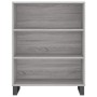Aparador alto madera contrachapada gris sonoma 69,5x34x180 cm de vidaXL, Aparadores - Ref: Foro24-3196097, Precio: 133,50 €, ...