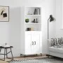 Aparador alto madera contrachapada blanco 69,5x34x180 cm de vidaXL, Aparadores - Ref: Foro24-3189957, Precio: 152,94 €, Descu...