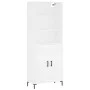 Aparador alto madera contrachapada blanco 69,5x34x180 cm de vidaXL, Aparadores - Ref: Foro24-3189957, Precio: 152,94 €, Descu...