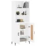 Aparador alto madera contrachapada blanco 69,5x34x180 cm de vidaXL, Aparadores - Ref: Foro24-3189957, Precio: 152,94 €, Descu...