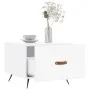 Mesa de centro 2 uds madera ingeniería blanco brillo 50x50x40cm de vidaXL, Mesas de centro - Ref: Foro24-829337, Precio: 71,4...