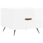 Mesa de centro 2 uds madera ingeniería blanco brillo 50x50x40cm de vidaXL, Mesas de centro - Ref: Foro24-829337, Precio: 71,4...