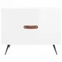 Mesa de centro 2 uds madera ingeniería blanco brillo 50x50x40cm de vidaXL, Mesas de centro - Ref: Foro24-829337, Precio: 71,4...