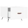 Mesa de centro 2 uds madera ingeniería blanco brillo 50x50x40cm de vidaXL, Mesas de centro - Ref: Foro24-829337, Precio: 71,4...